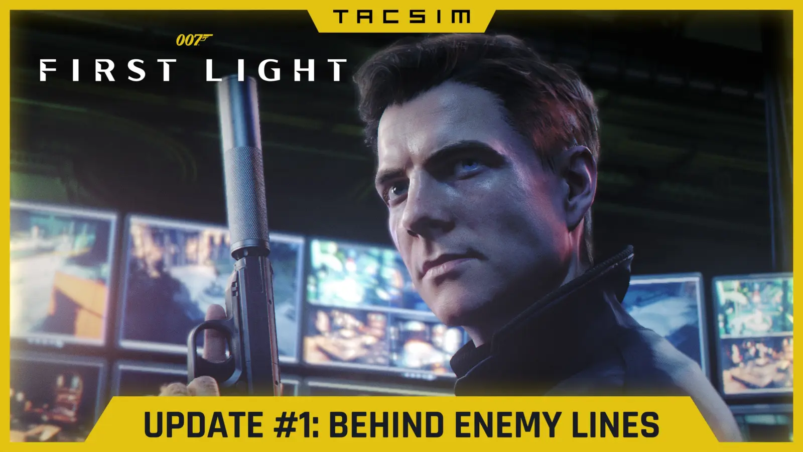 007 First Light gameplay screenshot showing stealth environment