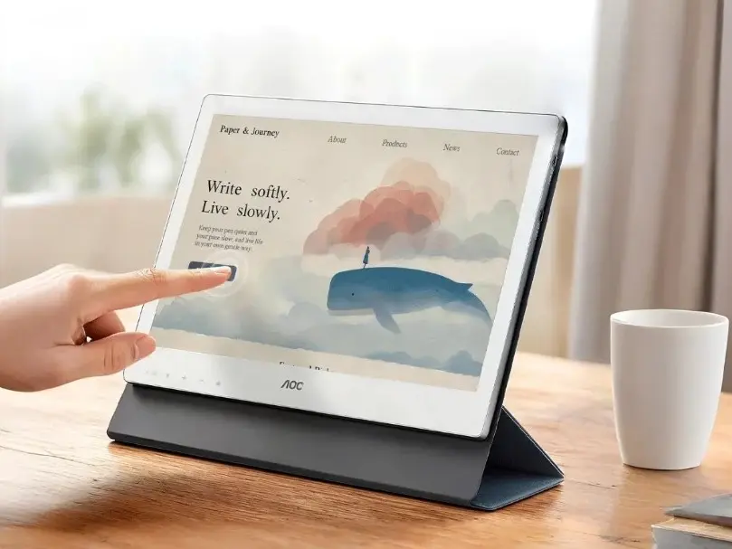 AOC 13T5S E Ink Monitor Launches at $678 with 3K Color Display