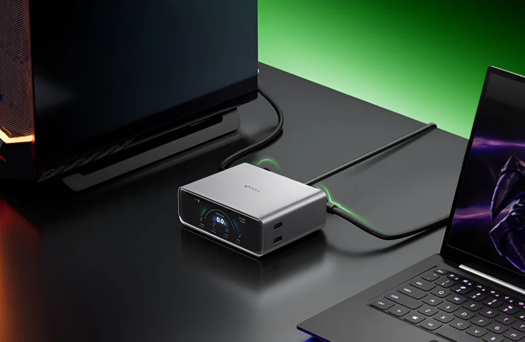 Bull Smart Super Charging Station Ultra front view with color display