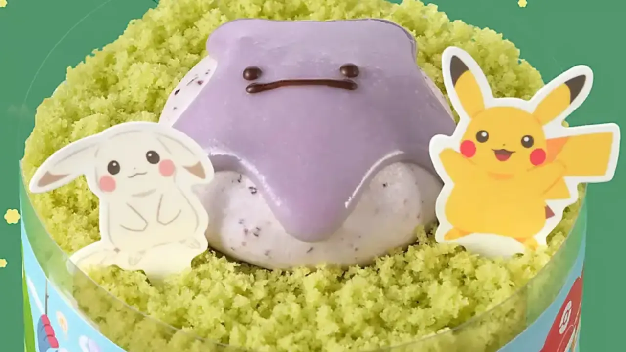 Ditto Cake Launches in Japan for Around $5, Joining Pokemon Dessert Line