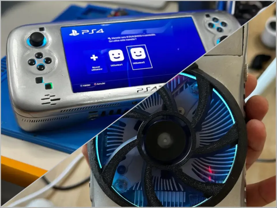 DIY PlayStation 4 Portable V2 Shrinks Console Into Compact Handheld
