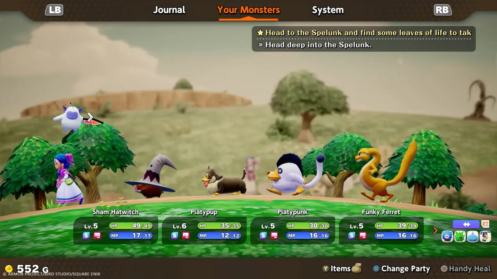 Dragon Quest Monsters: The Withered World gameplay screenshot