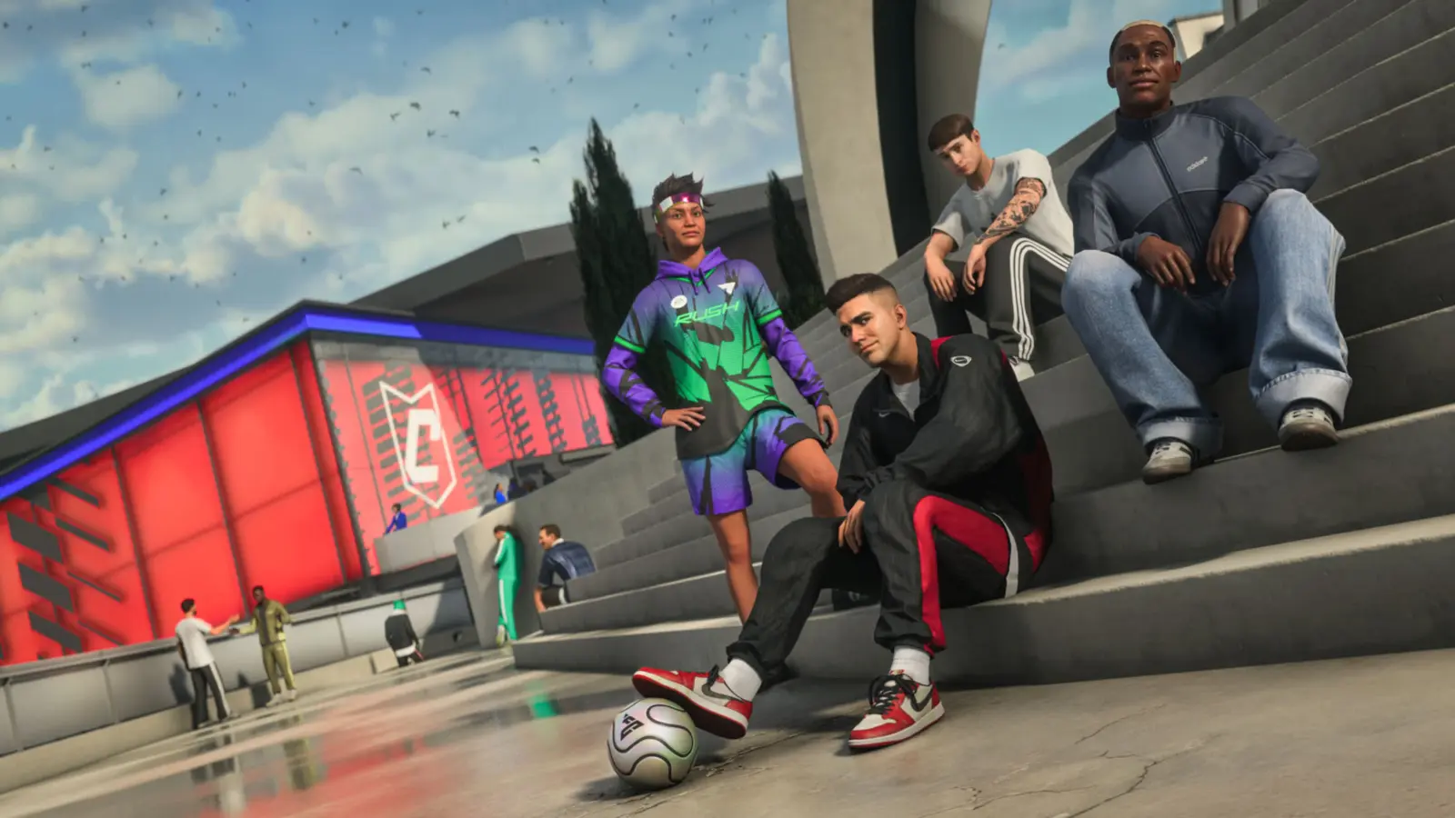 The Grounds open-world social hub in EA Sports FC 27