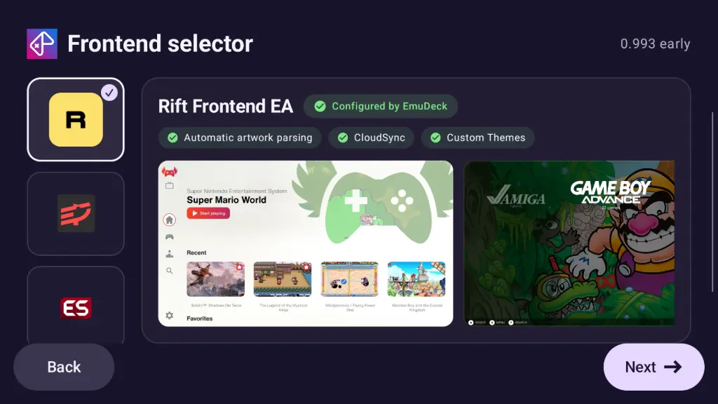 EmuDeck for Android interface