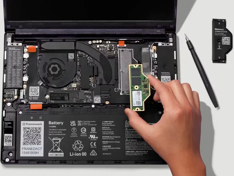 Framework Laptop 13 Pro RAM Prices Surge to $800 for 32GB