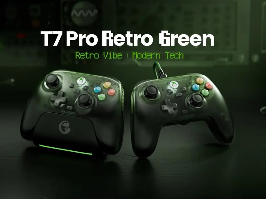 GameSir T7 Pro Retro Green