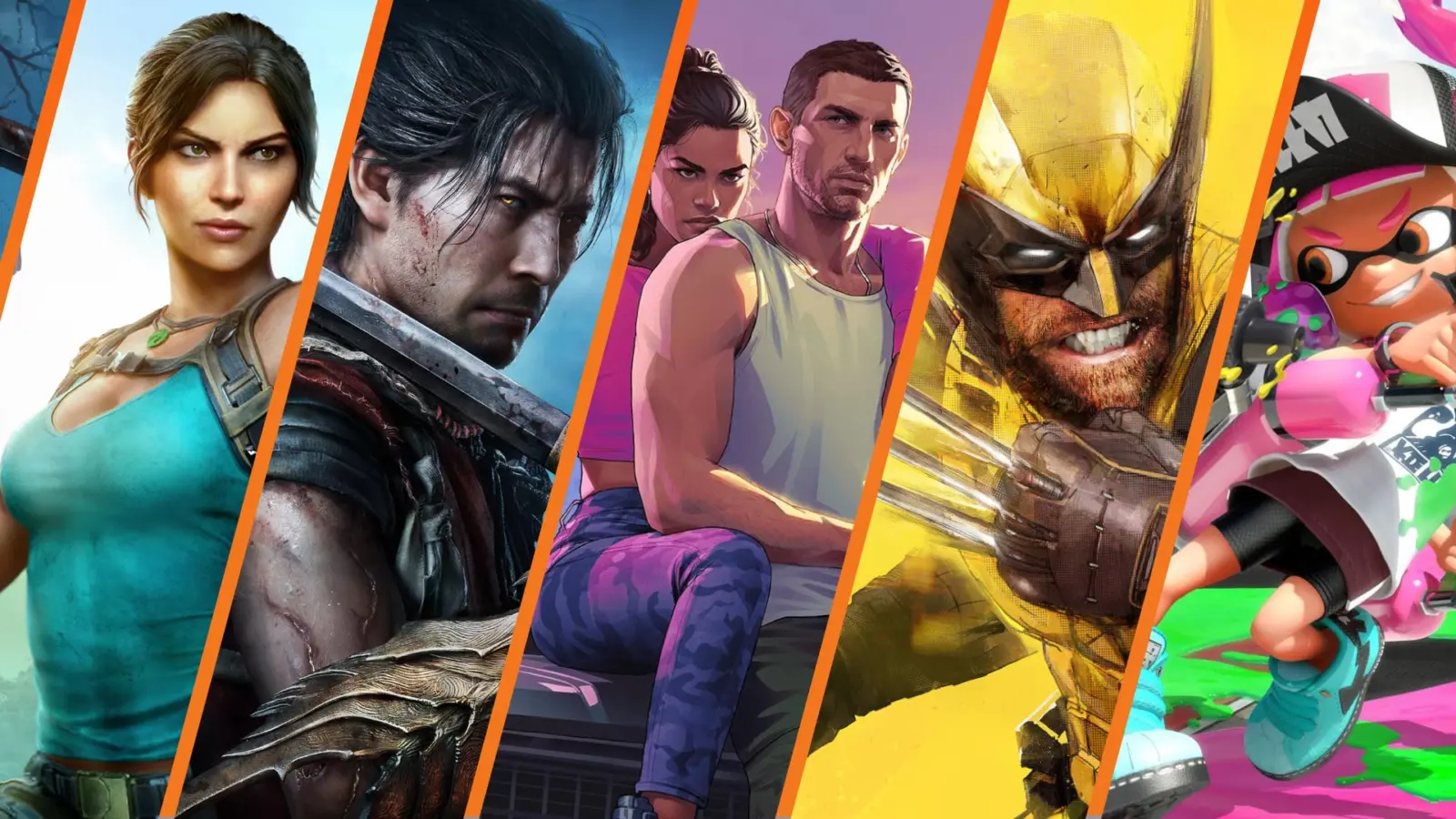 Collage of upcoming 2026 video game titles including GTA 6 and Marvel's Wolverine