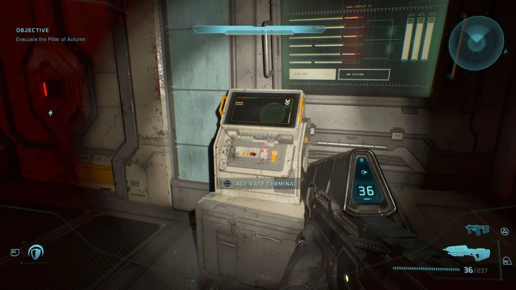 Halo: Campaign Evolved Pillar of Autumn mission screenshot