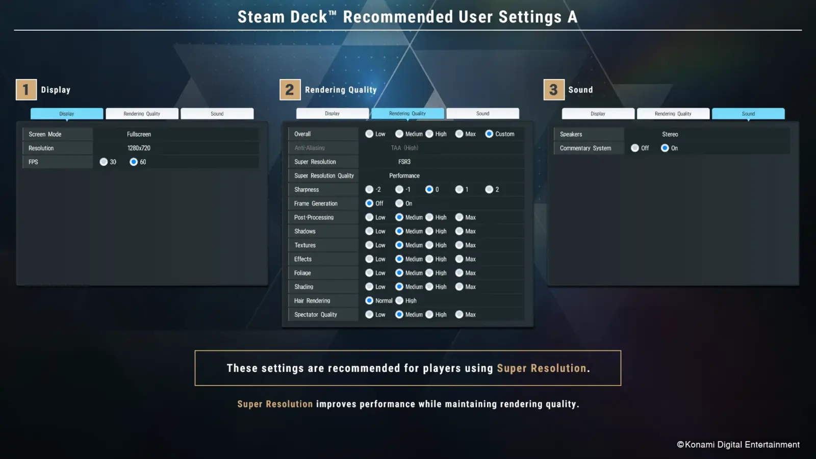 eBaseball Pro Spirit 2026 gameplay on Steam Deck