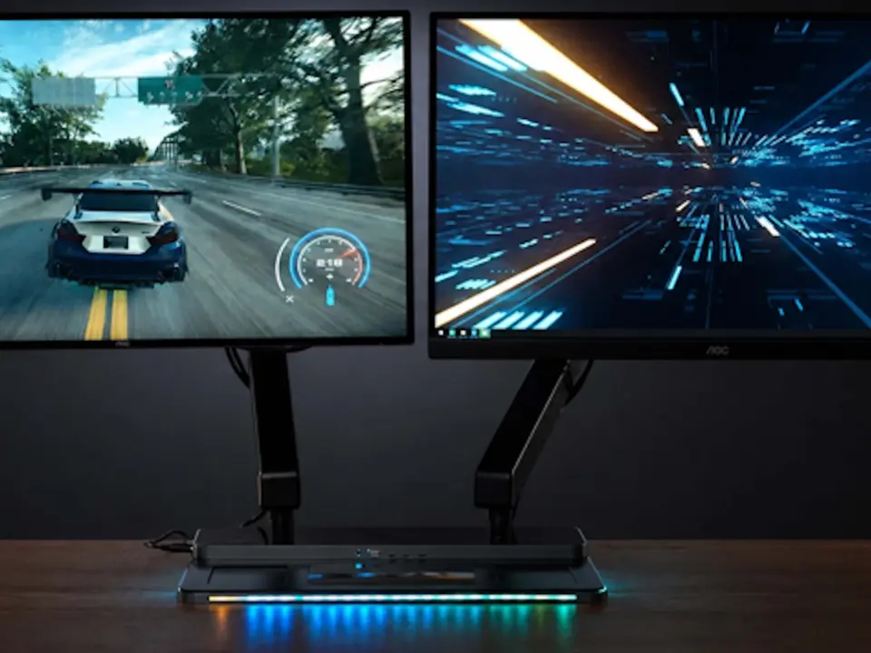 Kovadex X1 Charging Station Combines 100W Power Hub and Monitor Arm