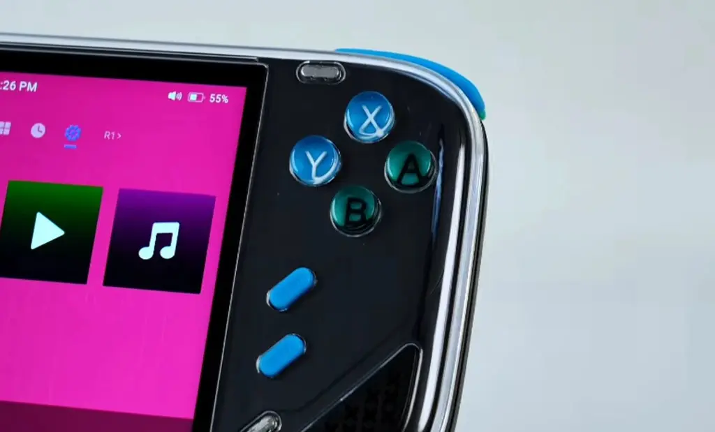 Miniloong Pocket 1 handheld device showing new color options