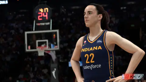 NBA 2K27 cover athletes Victor Wembanyama, Caitlin Clark, and Derrick Rose