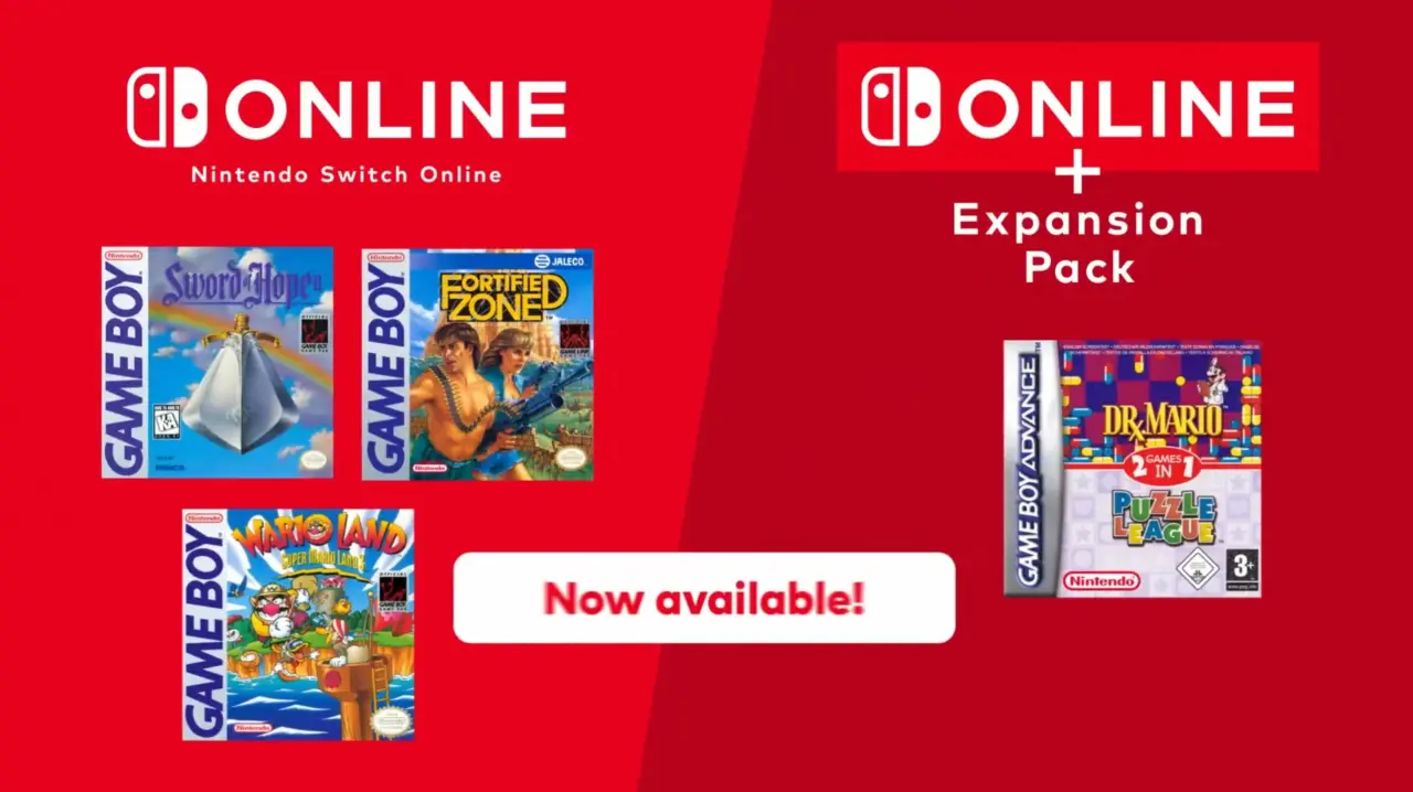 Nintendo Switch Online Adds Wario Land and Game Boy Classics