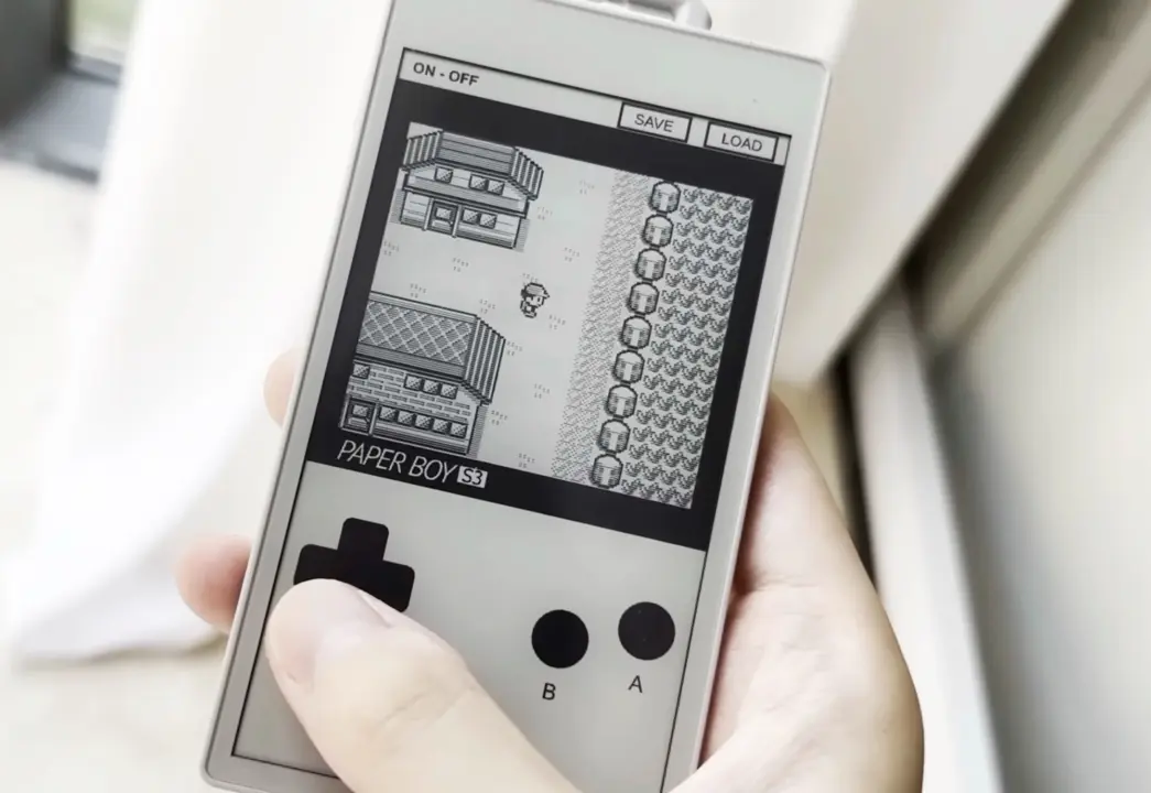 Paper Boy S3 turns E Ink dev kit into playable Game Boy emulator