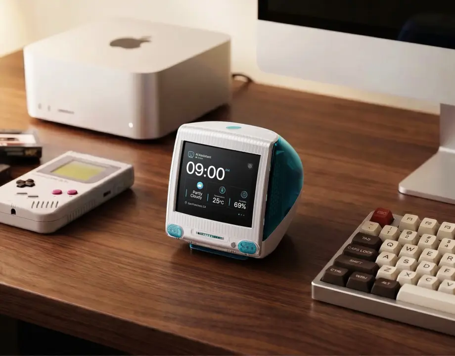 RayCue TimeCapsule G3: iMac G3 Alarm Clock with AI for $49