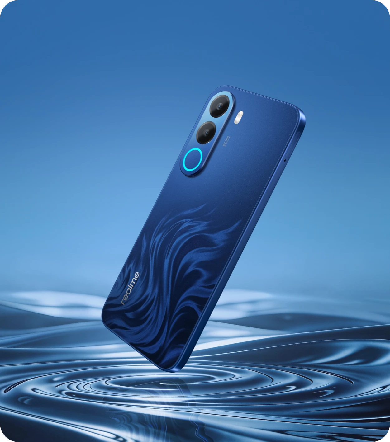 Realme C100x smartphone front view