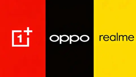Realme smartphone device