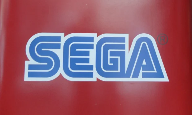 SEGA logo and gaming hardware