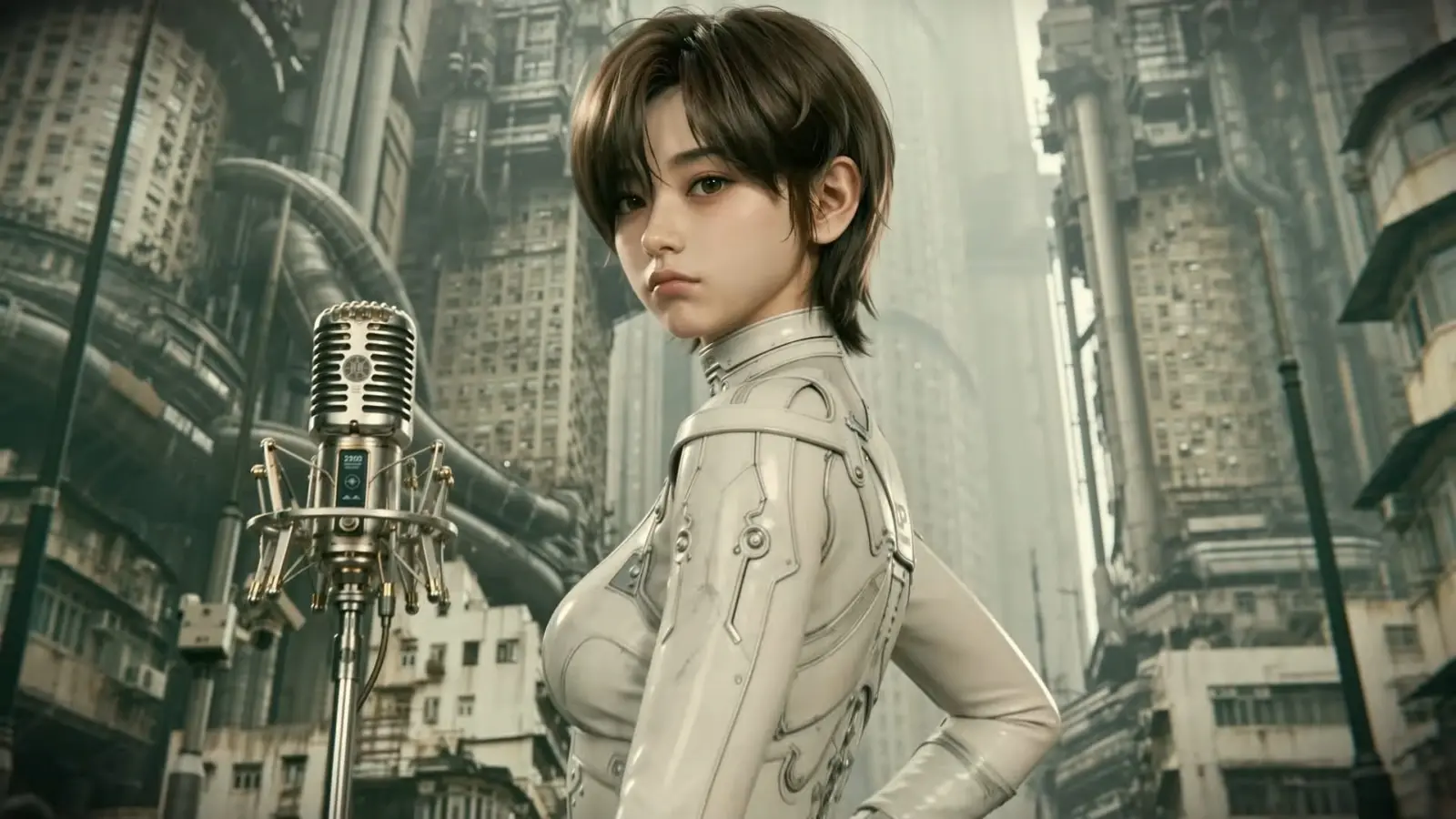 Stellar Blade: Blood Rain AI music video still