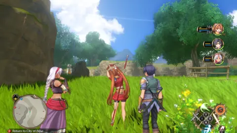 Trails in the Sky 1st Chapter gameplay on Steam Deck