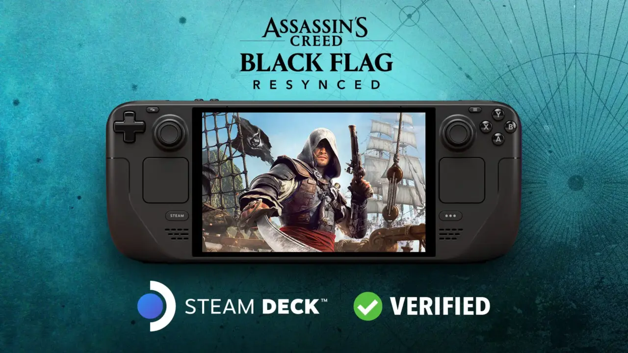 Assassin's Creed Black Flag Resynced gameplay on Steam Deck