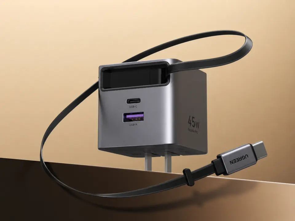 Ugreen Nexode 45W GaN Charger With Retractable Cable Hits Costco