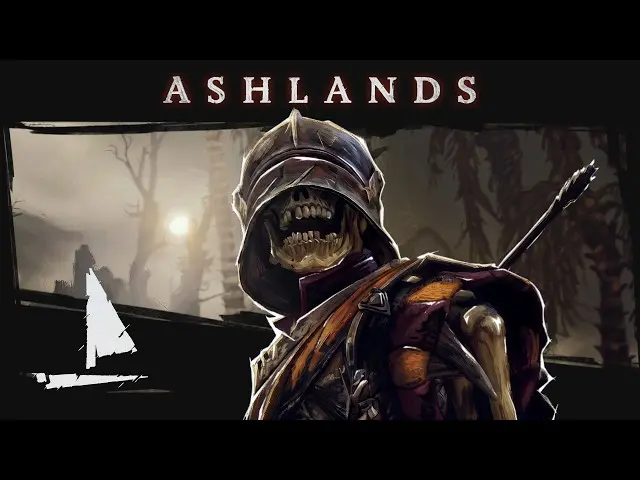 Concept art of the volcanic Ashlands biome in Windrose