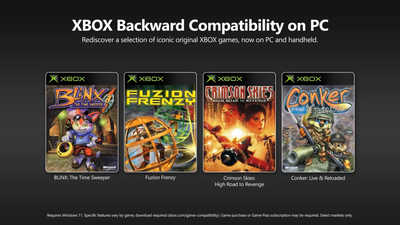Xbox Backward Compatibility on PC Launches with Four Titles