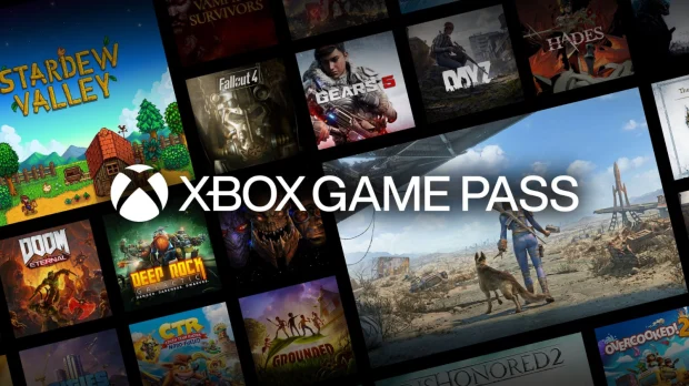 Xbox Game Pass logo and interface