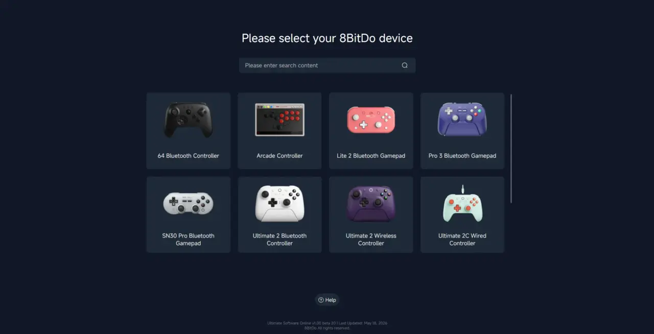 8BitDo Ultimate Software Online