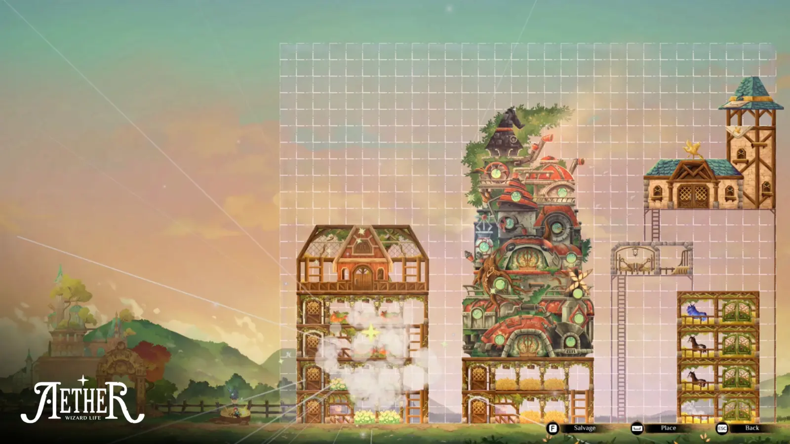 Aether Wizard Life game art