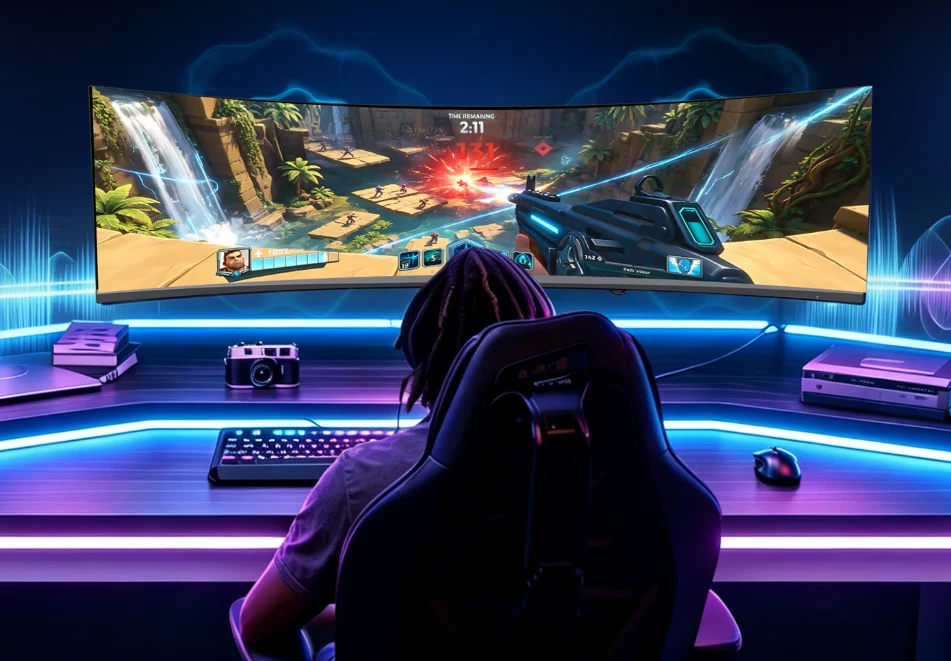 AOC AGON 7 Max 49-inch QD-OLED ultrawide monitor