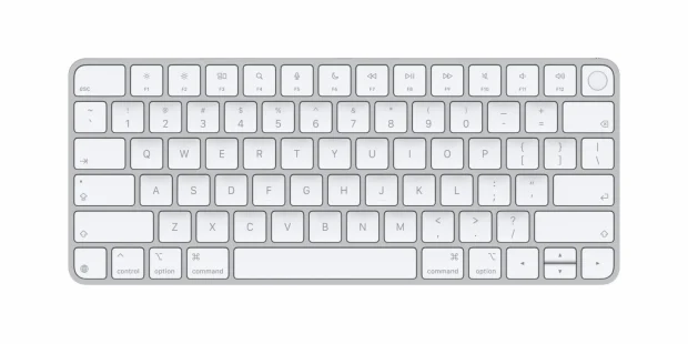 Apple Magic Keyboard with new glyph key labels