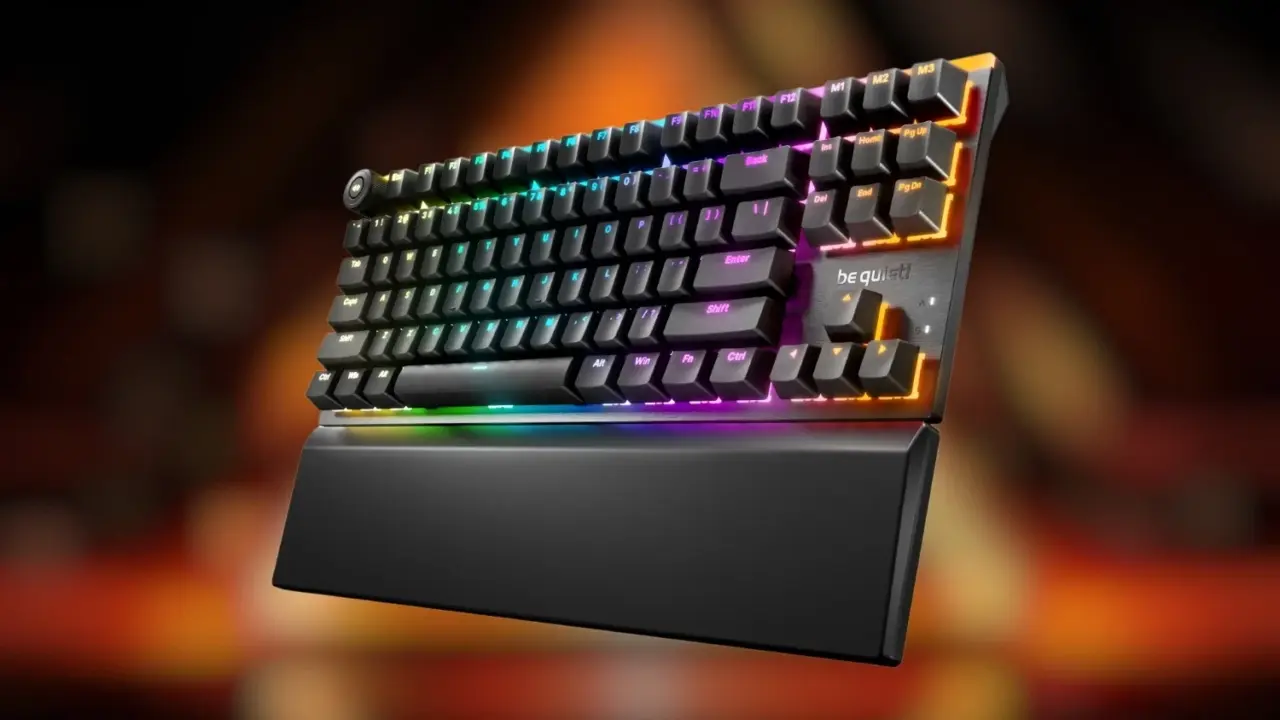 be quiet! Light Mount TKL Keyboard Launches for $140 with Silent V2 Switches