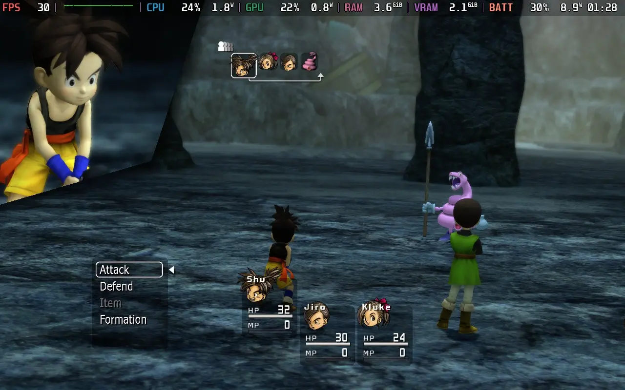 Blue Dragon gameplay on Steam Deck