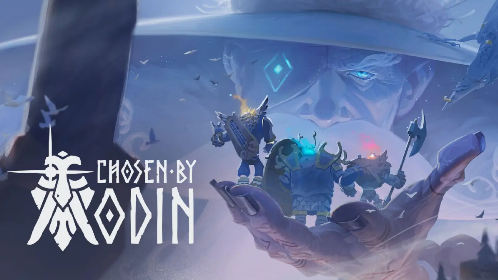 Chosen by Odin promotional art showing Norse realms