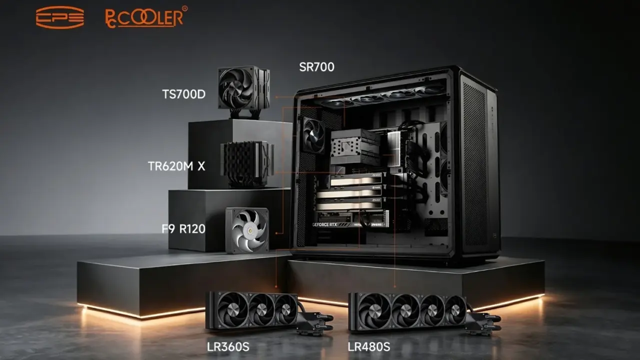 CPS PCCOOLER launches AI workstation cooling lineup with 2500W PSU