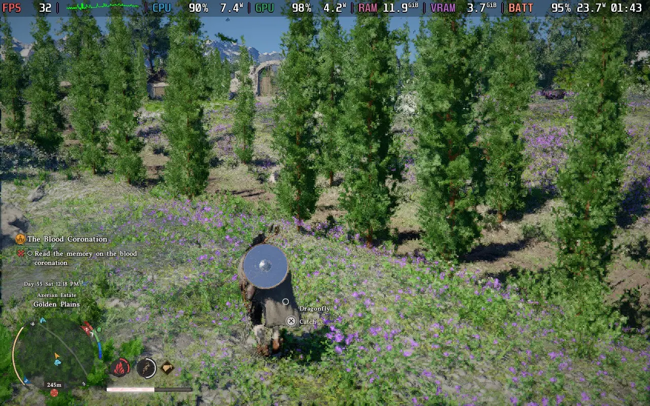 Crimson Desert gameplay on Steam Deck