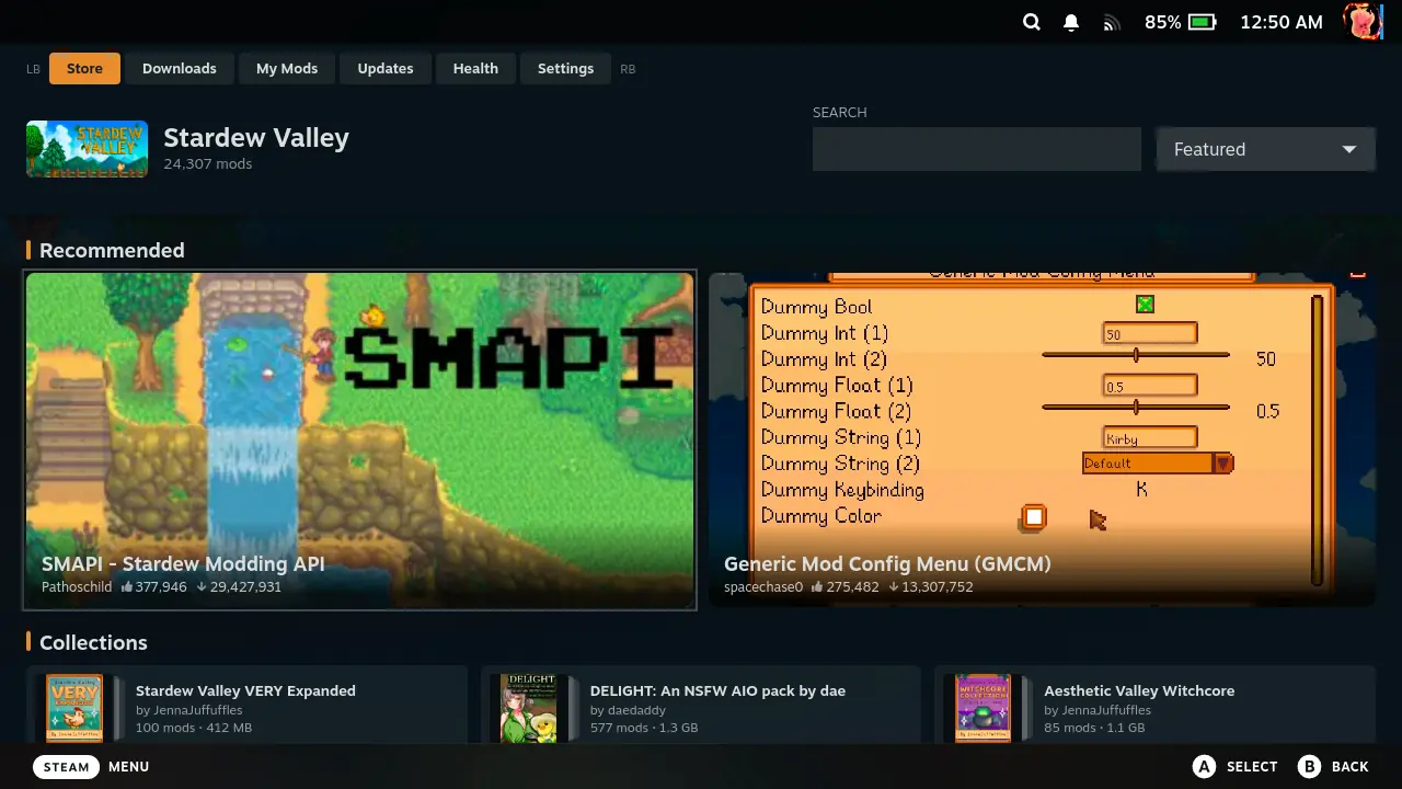 Decky-nexus Plugin Brings Nexus Mods to Steam Deck