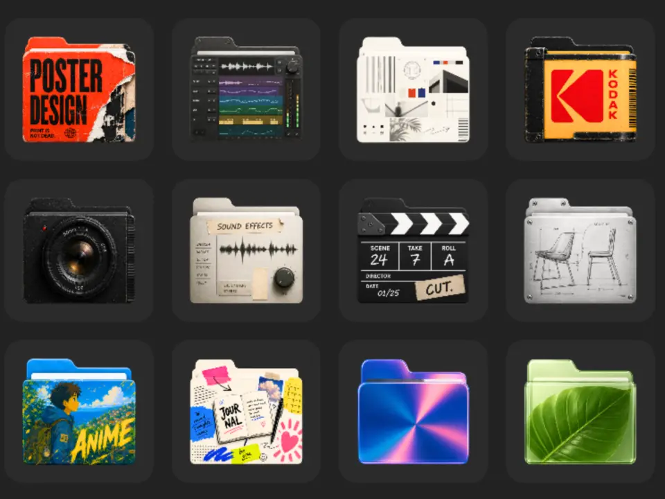 Flairy app gives macOS folders colorful themed icons