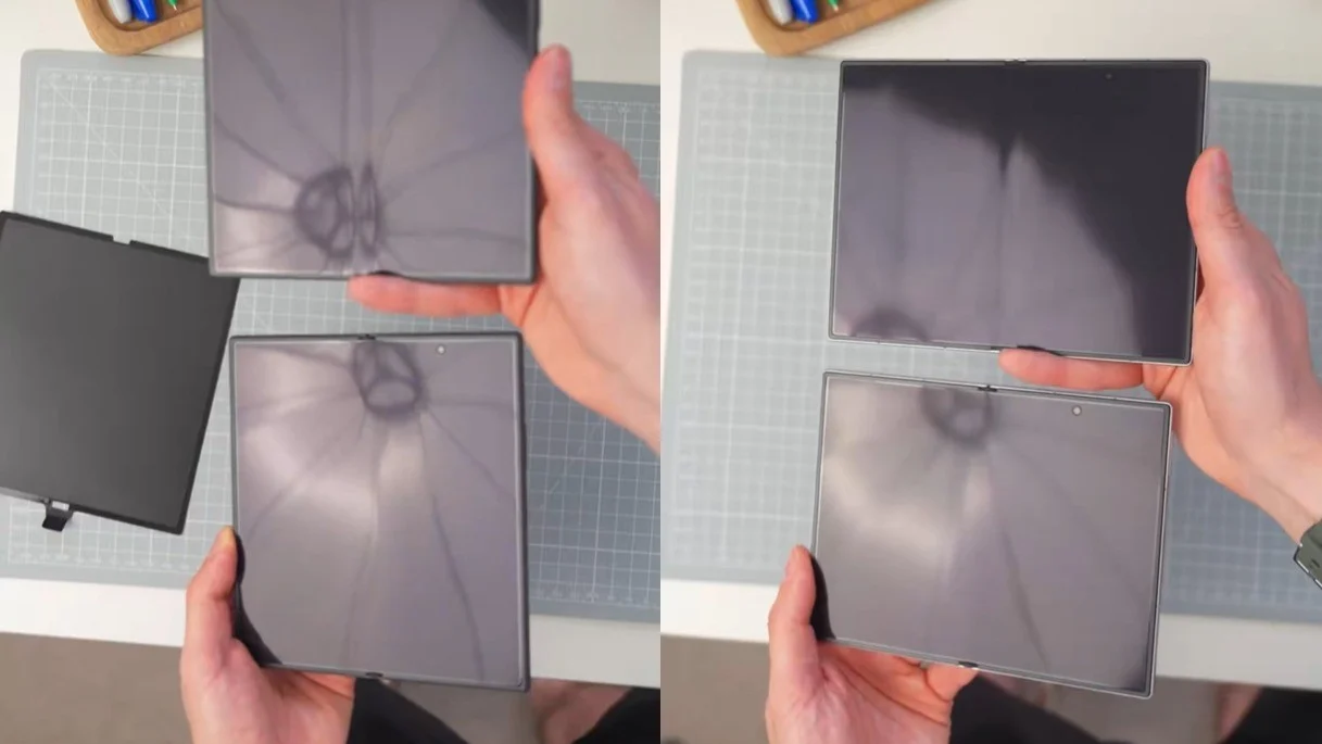 Samsung Galaxy Z Fold 8 foldable screen crease