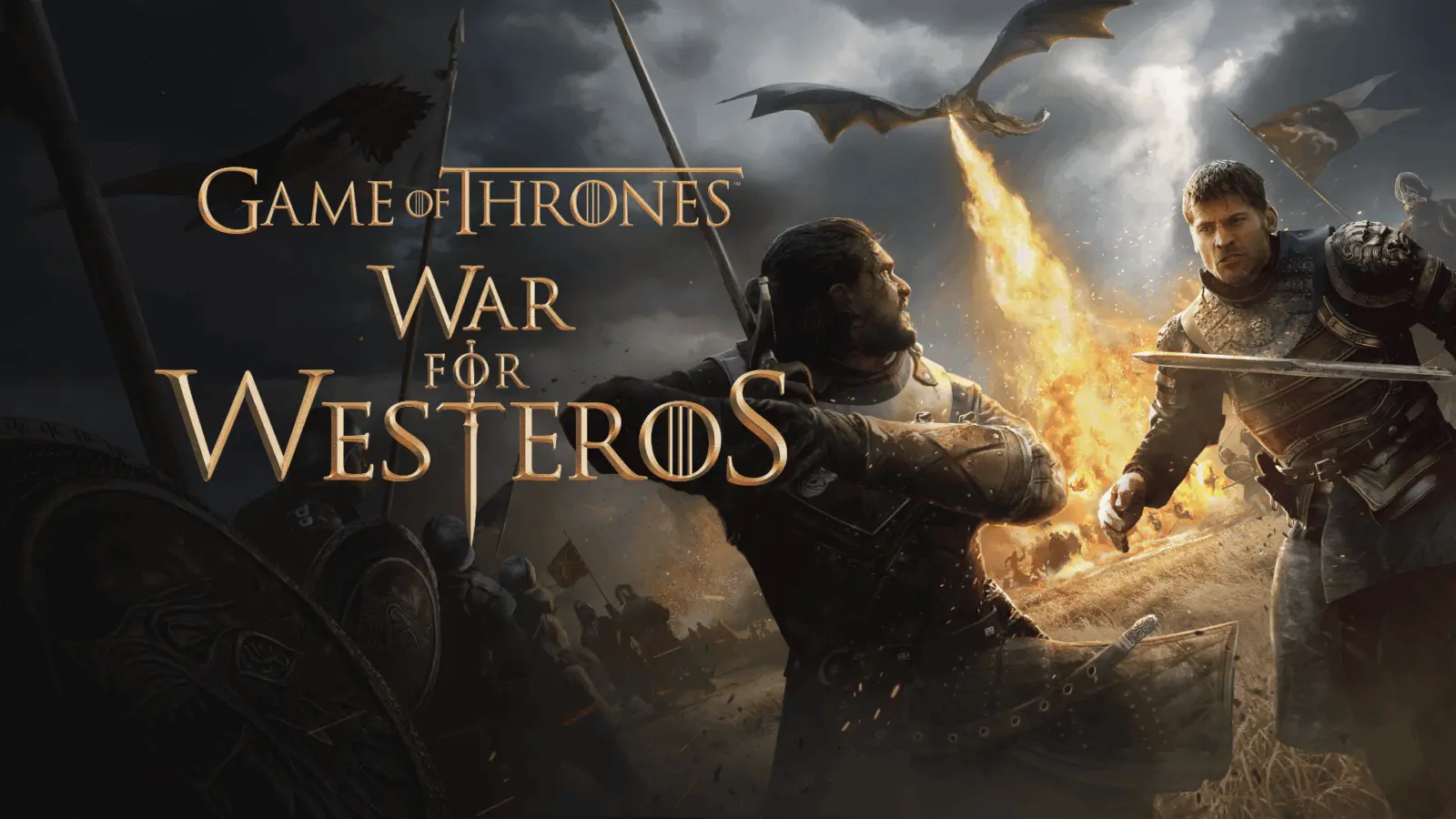 Game of Thrones: War for Westeros gameplay screenshot showing faction units