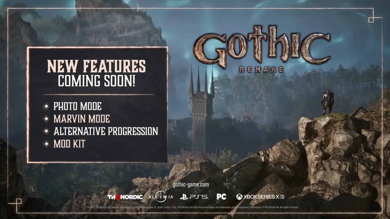 Gothic Remake Roadmap Adds Photo Mode, Marvin Mode, and Mod Kit Support