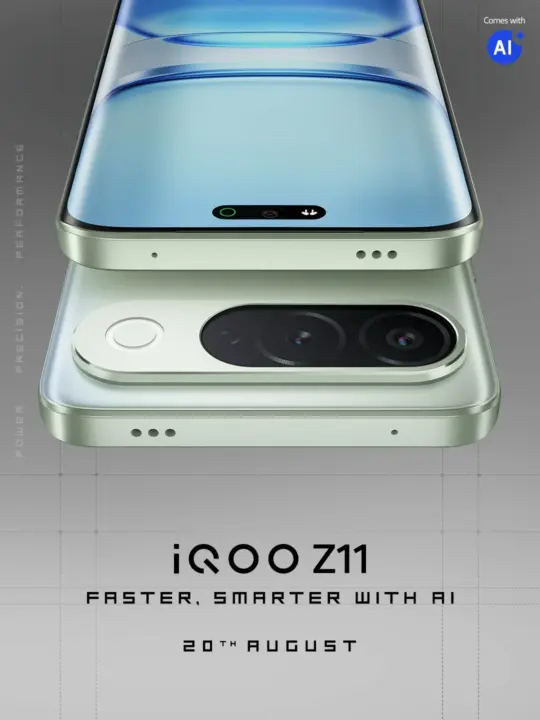 iQOO Z11 Price Revealed: Under $420 for 7,050mAh Battery and 144Hz Display
