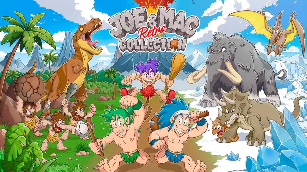 Joe & Mac Retro Collection Launches October 29 on PS5, Switch 2, and PC