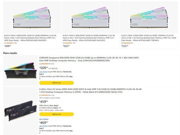 Kingston Fury DDR5-6000 32GB RAM module