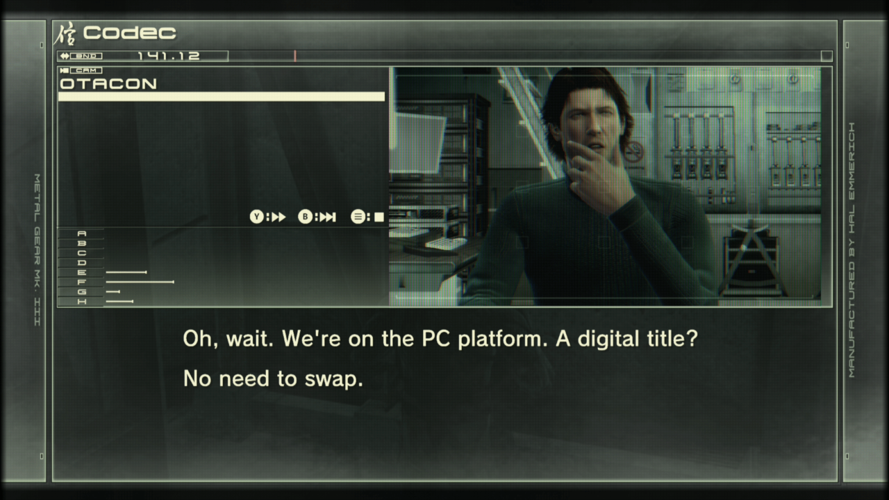 Konami Adds Otacon Disc-Swapping Voice Lines to Metal Gear Solid Master Collection Vol. 2