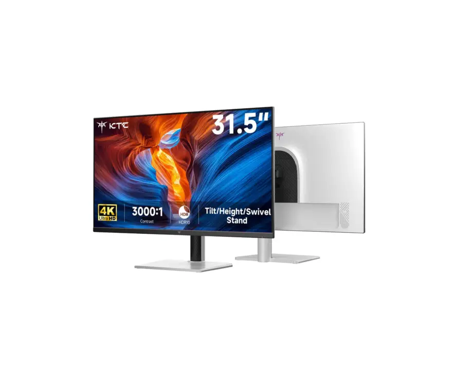 KTC H32U6 4K VA Monitor Launches at $300 for Office Use