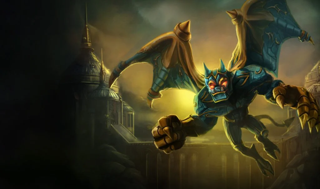 League Classic Demacian region landscape