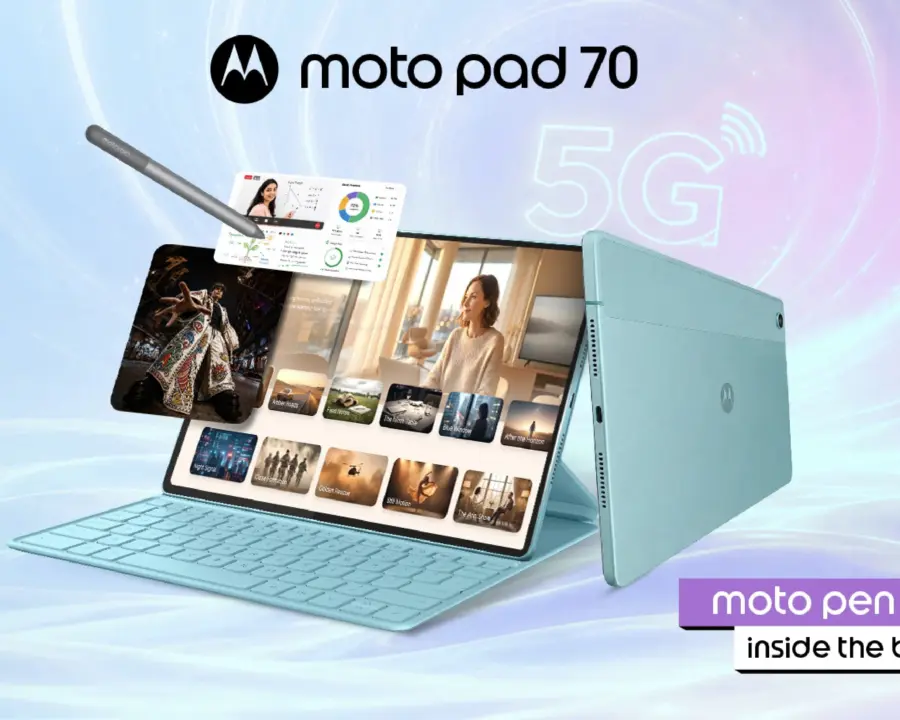 Motorola Moto Pad 70 Launches in India for $355 with 10,200 mAh Battery